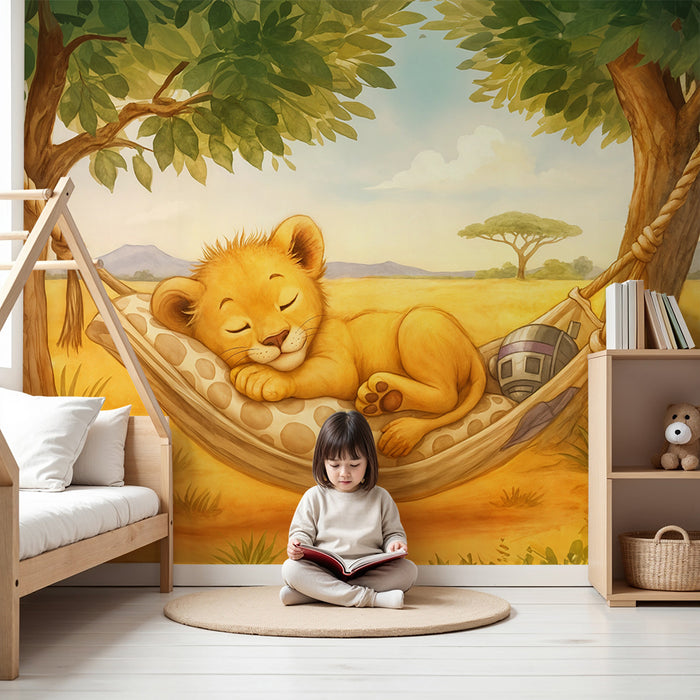 Tapeta se lvíčkem | Snění v savaně