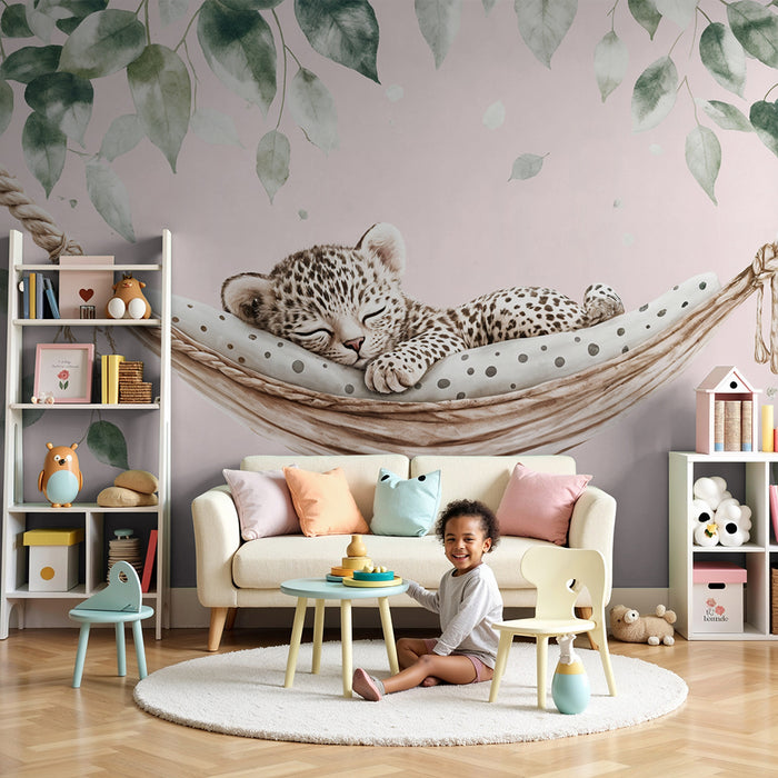 Papier peint léopard | Enfantin et apaisant