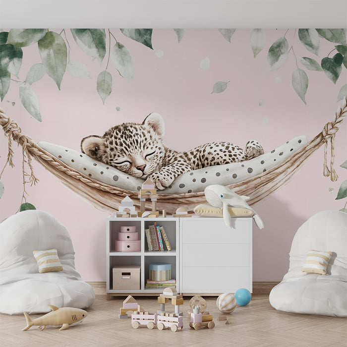Papier peint léopard | Enfantin et apaisant