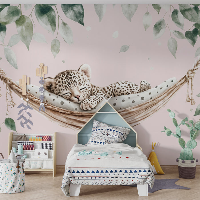 Papier peint léopard | Enfantin et apaisant