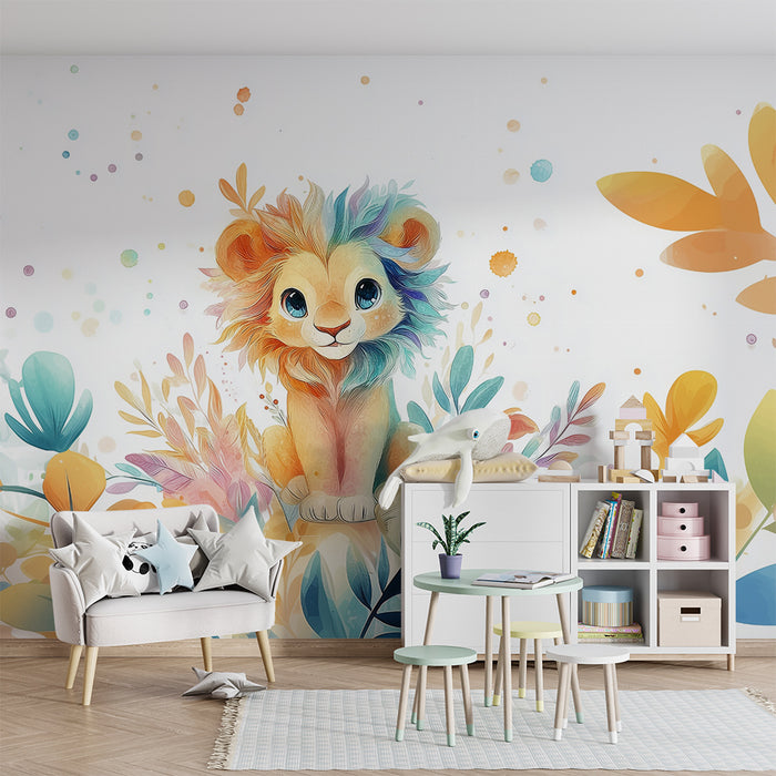 Tapeta levinja | Barvito in cvetlično čarobnost