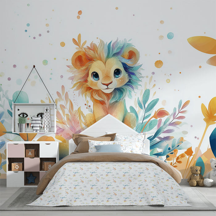 Tapeta levinja | Barvito in cvetlično čarobnost