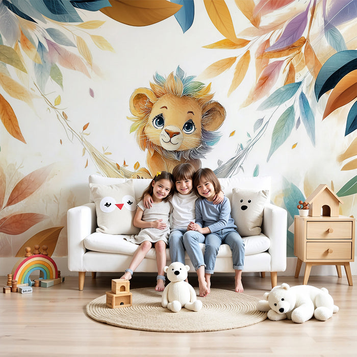 Tapeta se lvíčkem | Pastelová jemnost a snovost