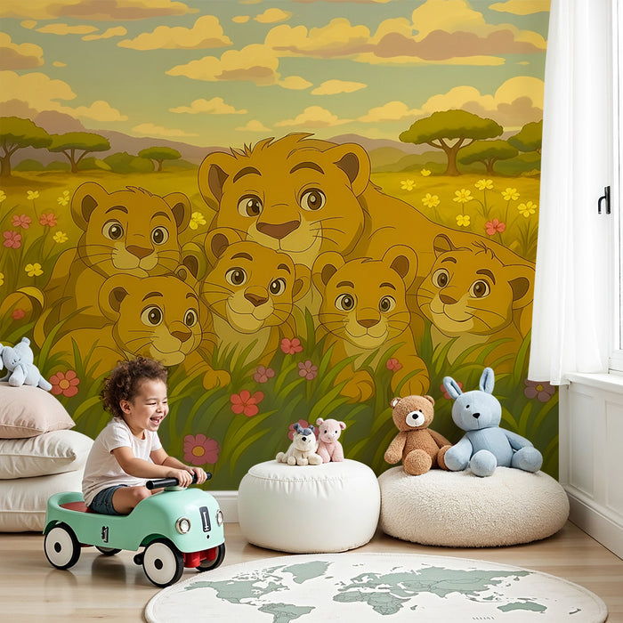 Barntapet | Lejonungar i savannen