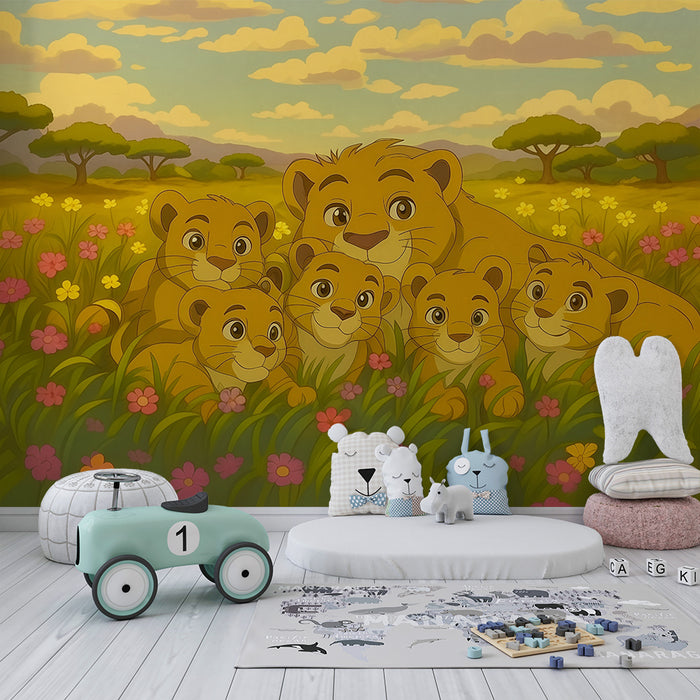 Barntapet | Lejonungar i savannen