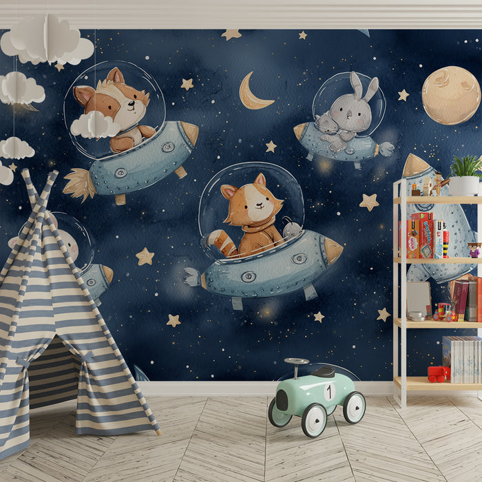 Barntapet | Rymdäventyr med djur