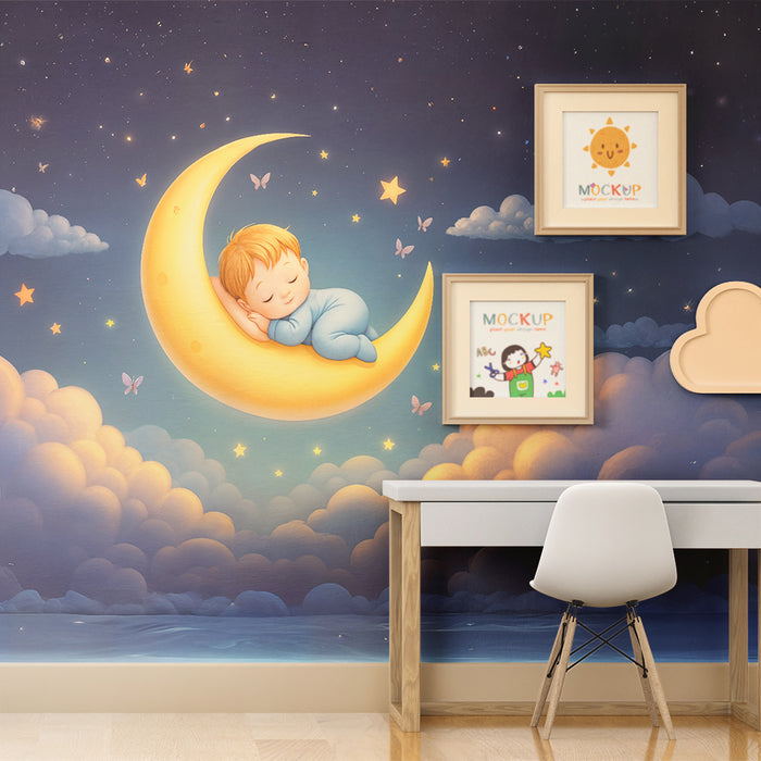 Detské tapety | Sladká hviezdna noc