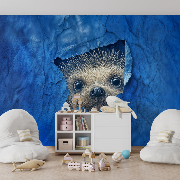 Tapet s ёж | Игрив и художествен дизайн