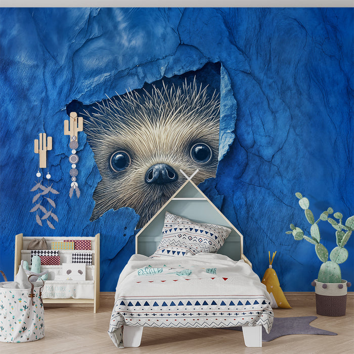 Tapet s ёж | Игрив и художествен дизайн