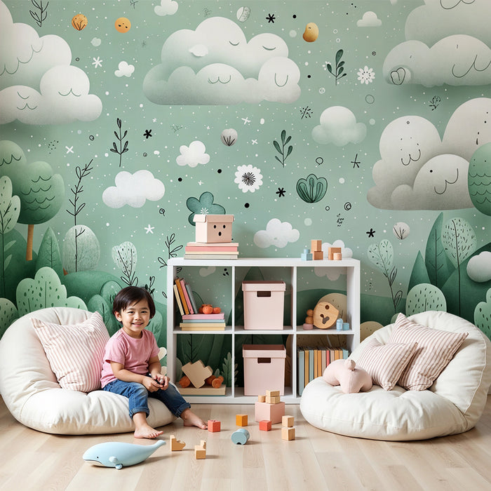 Pildiga metsatapet | Illustratiivne ja unistav disain