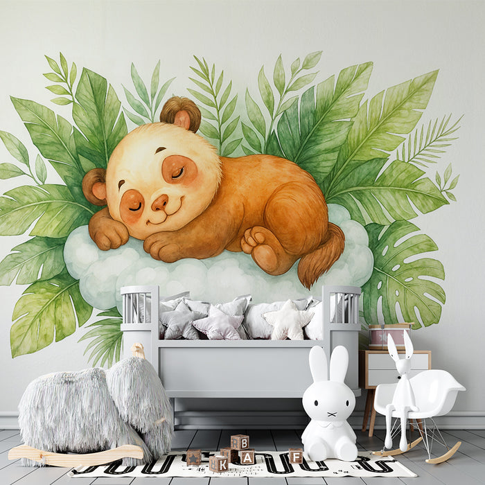 Tapeta s roztomilým pandou | Sní o oblaku