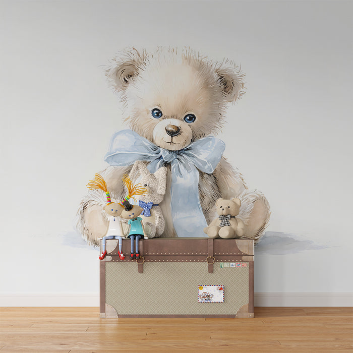 Nursery wallpaper bears | Adorable decor for children's room