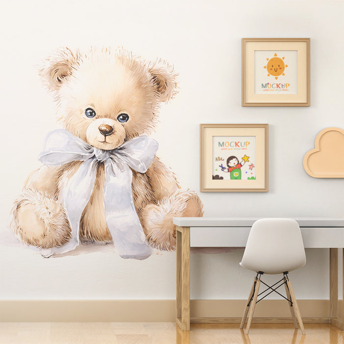 Nursery wallpaper bears | Adorable decor for children's room