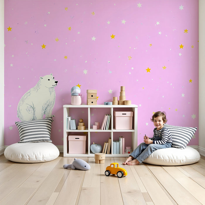 Tapet isbjørn | Et snev av stjernemagi