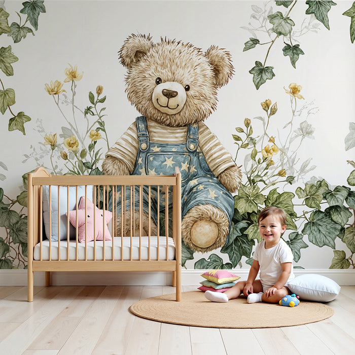 Tapeta s medvedíkom | Jemná a prírodná