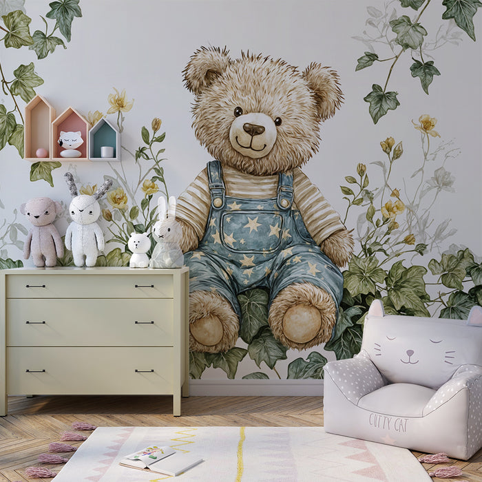 Tapeta s medvedíkom | Jemná a prírodná