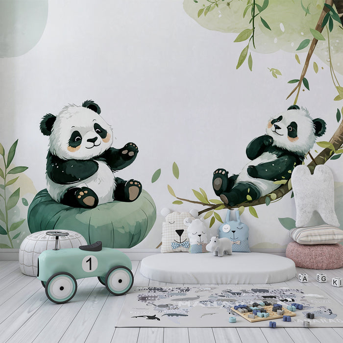 Panda tapeet | Laste seinamaaling