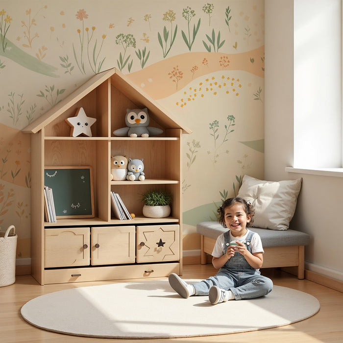 Barntapet botanisk | Pastellmjukhet