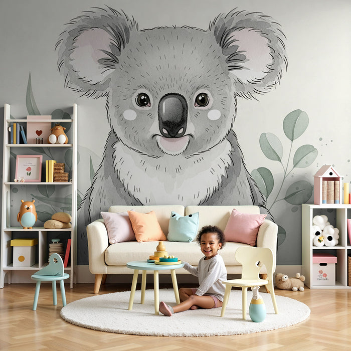 Beebitoapapüür – armas koala pehme lehestiku keskel
