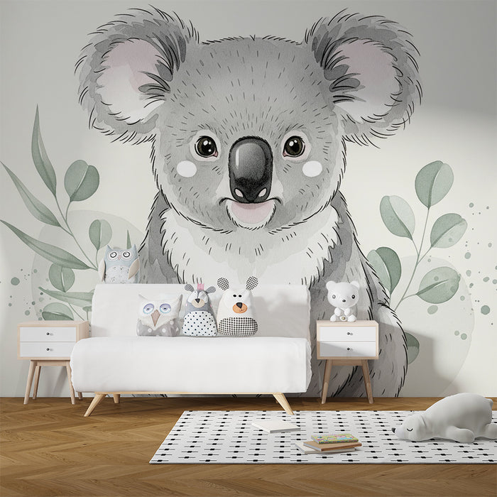 Beebitoapapüür – armas koala pehme lehestiku keskel