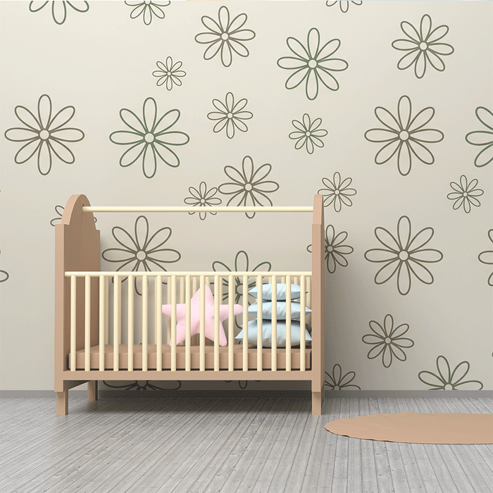 Barntapet | Små blomstervallar