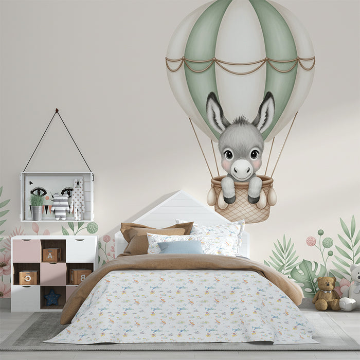 Barntapet | Åsna i en luftballong