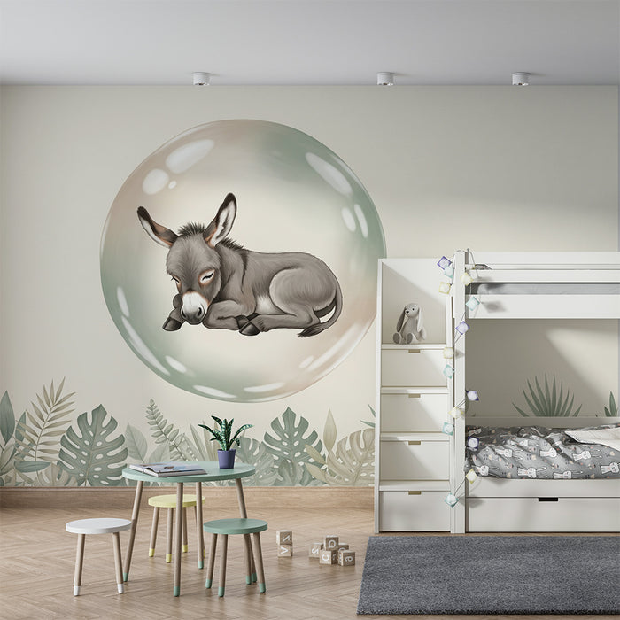 Barntapet | Sovande åsna i en bubbla