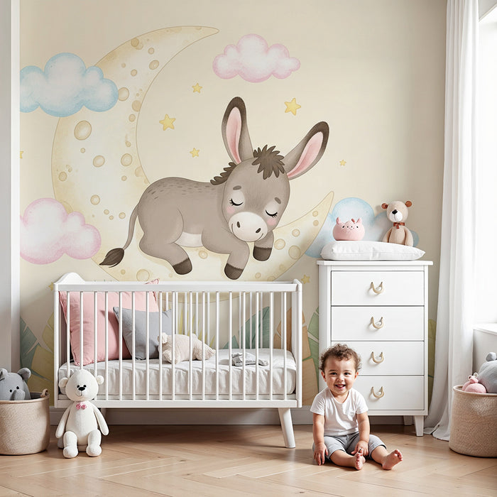 Barntapet | Sovande åsna på månen