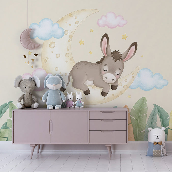 Barntapet | Sovande åsna på månen