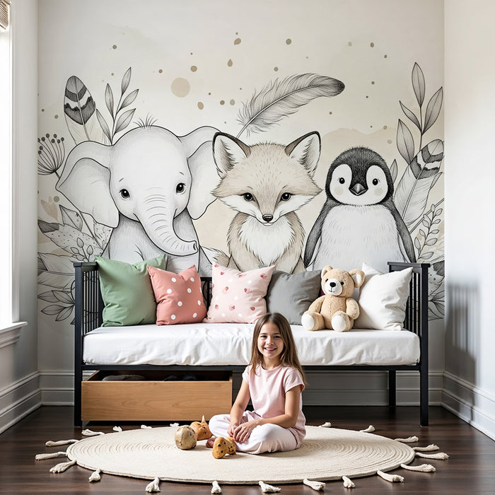 Barntapet | Bedårande djur och mjuk natur