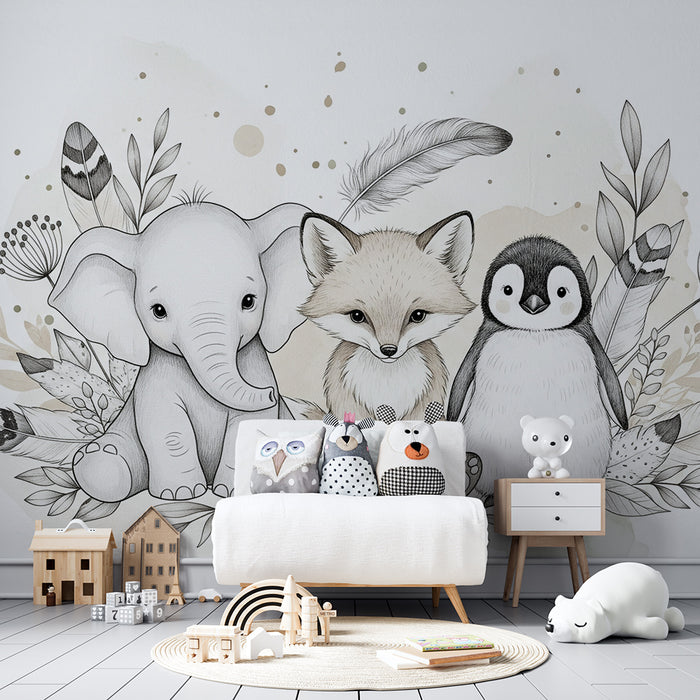 Barntapet | Bedårande djur och mjuk natur