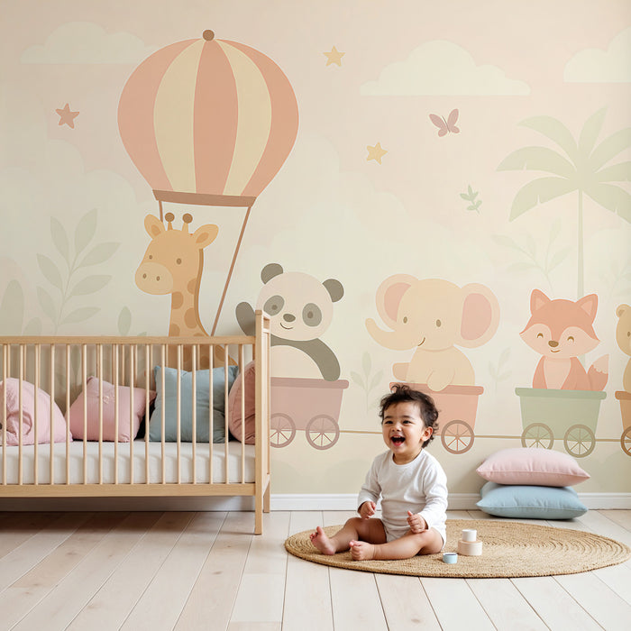 Papel de parede quarto bebê | Živali v pustolovščini