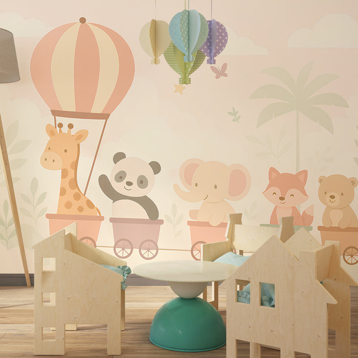 Papel de parede quarto bebê | Živali v pustolovščini