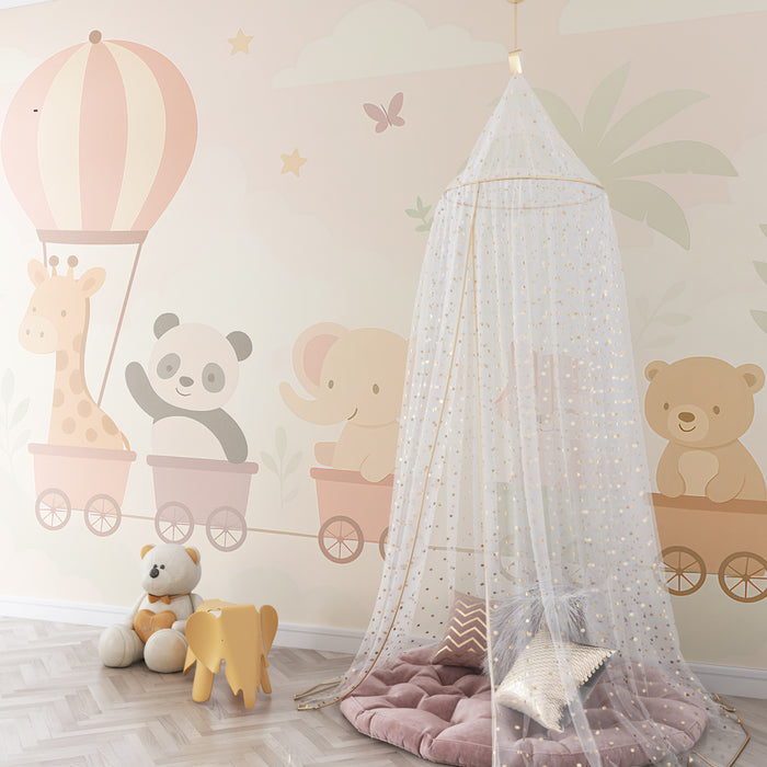 Papel de parede quarto bebê | Živali v pustolovščini