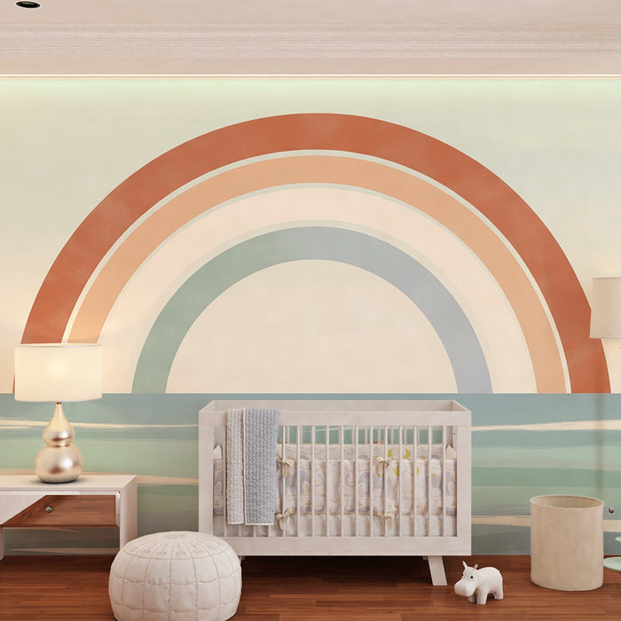 Barntapet | Mjuk regnbåge på horisonten