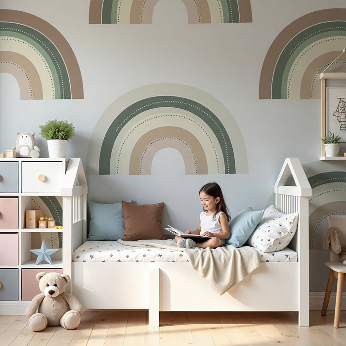 Tapet za detska staia | Duga v tri tsviata