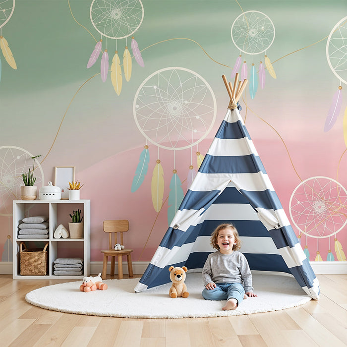 Tapety dla dzieci | Kolorowe marzenia na pastelowym tle