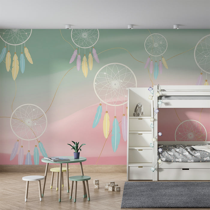 Tapety dla dzieci | Kolorowe marzenia na pastelowym tle