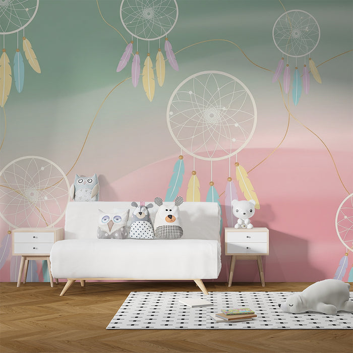 Tapety dla dzieci | Kolorowe marzenia na pastelowym tle