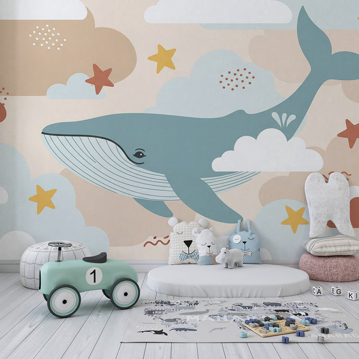 Barntapet | Glada valar i en stjärnklar himmel