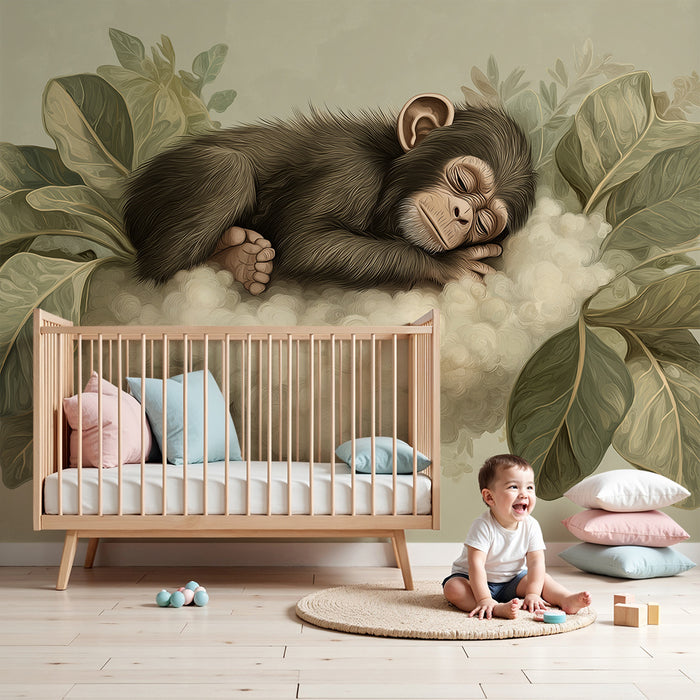 Paberi tapeet beebi tuba | Unine beebi ahv pilvelehtedel