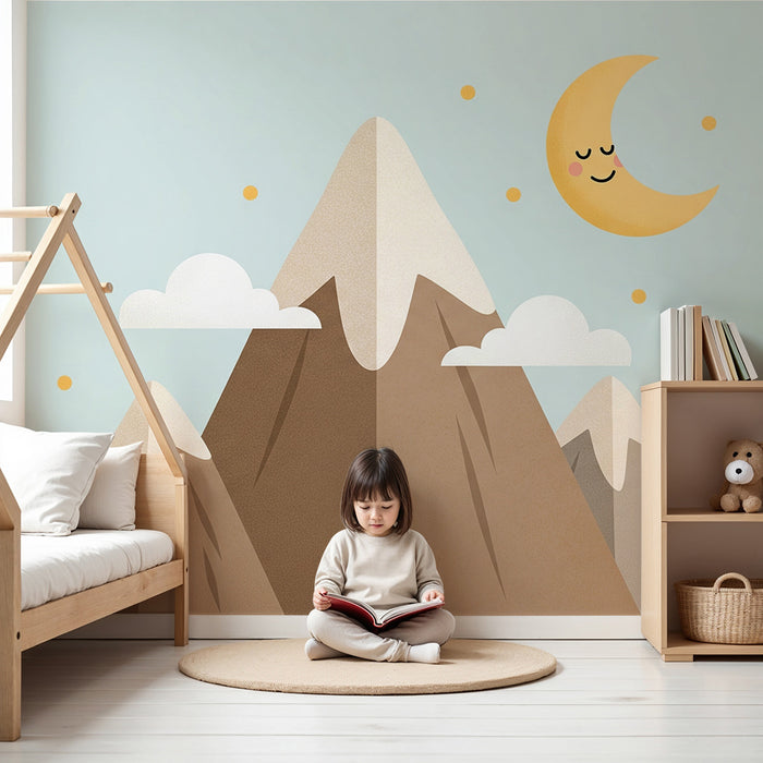 Papier de parede izby pre bábätká | Krásne hory a hviezdne nebo