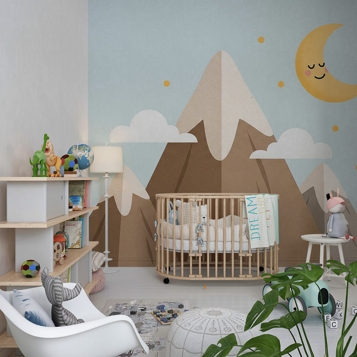Papier de parede izby pre bábätká | Krásne hory a hviezdne nebo