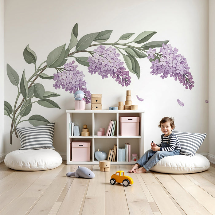 Barntapet | Delikata syrenkvistar