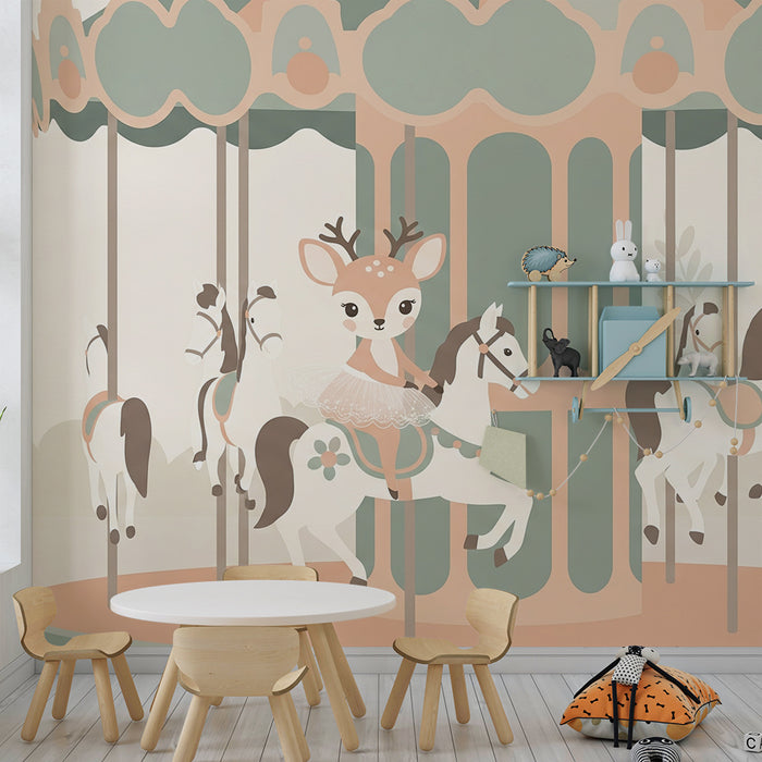 Barntapet | Dansare och förtrollande karusell