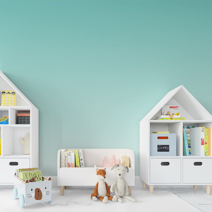 Barntapet | Lugnande nyanser i turkos