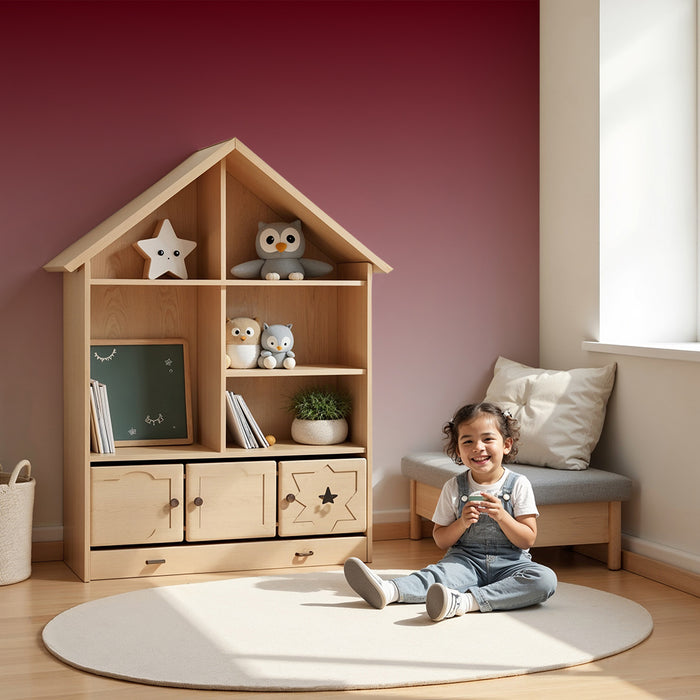 Papier peint chambre bébé | Dégradé de couleur bordeaux