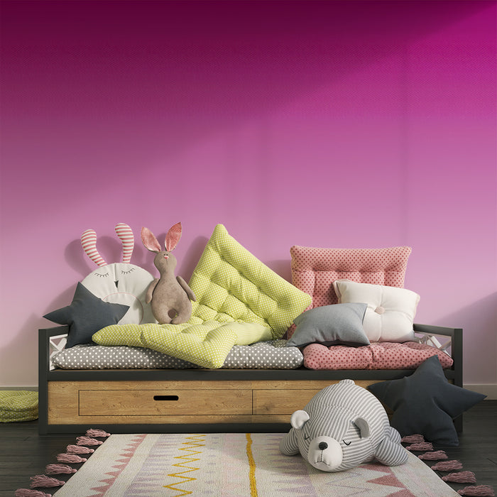 Papier peint chambre bébé | Dégradé de violet