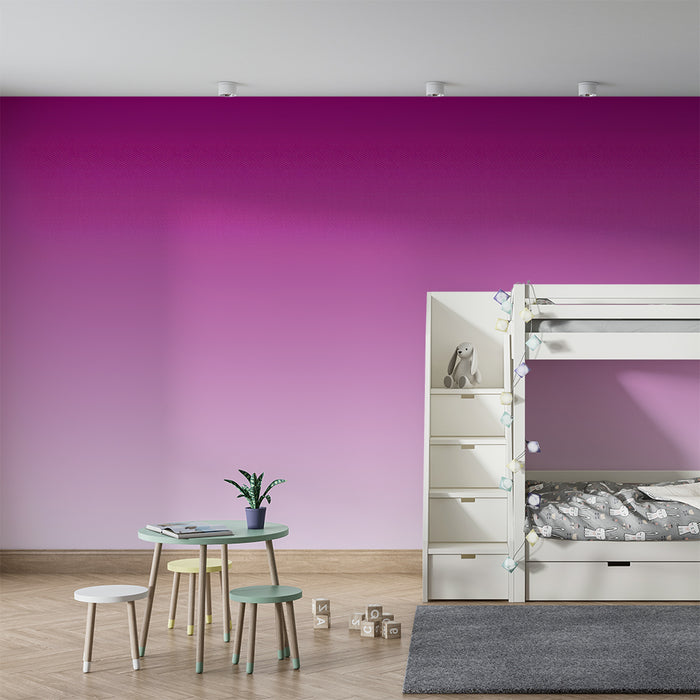 Papier peint chambre bébé | Dégradé de violet