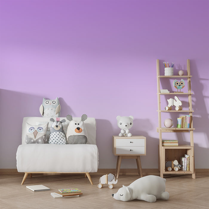 Børneværelse tapet | Blid lilla gradient